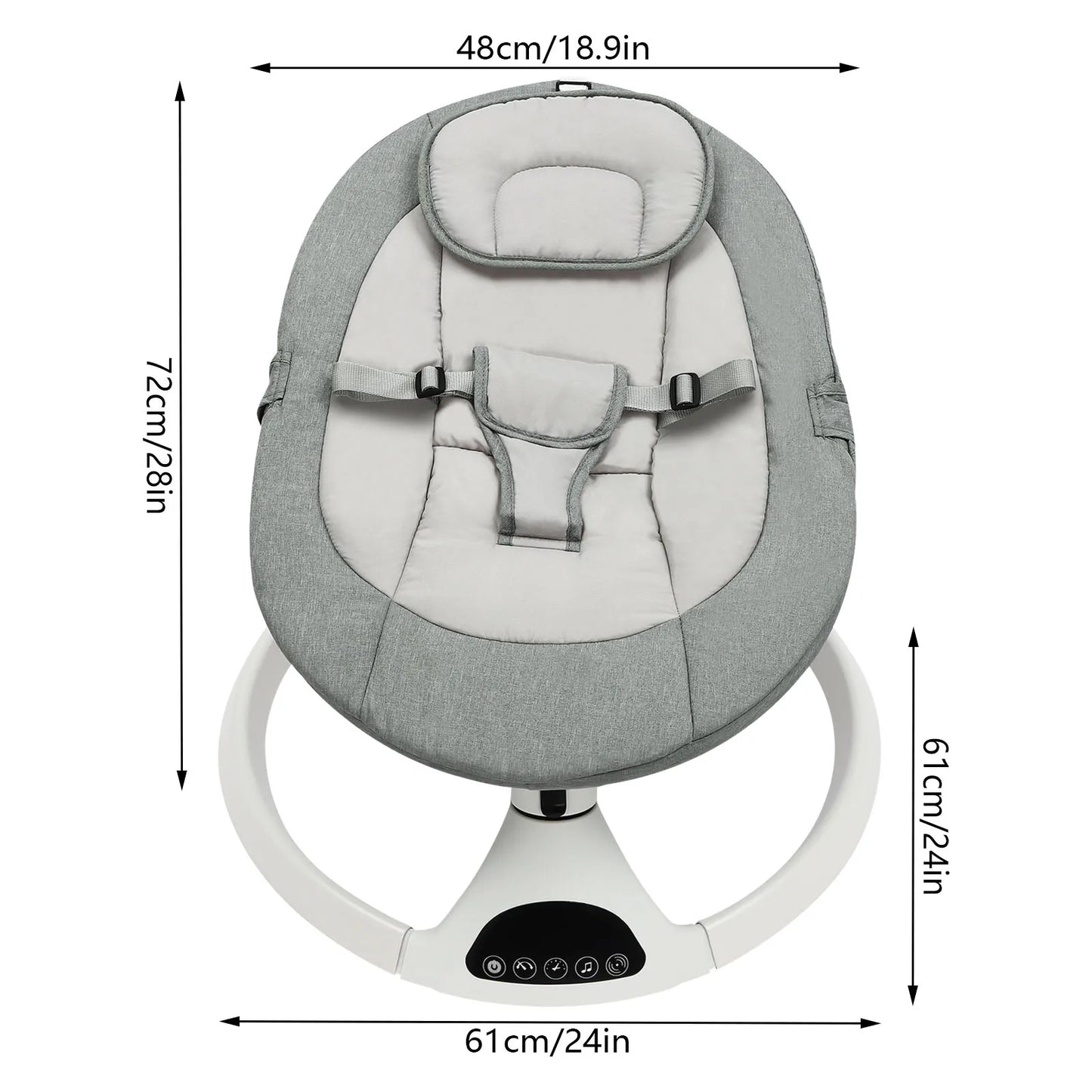 Baby-Schaukel mit Musik & Fernbedienung™